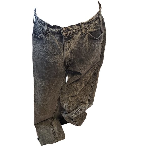 Jeans VINTAGE Levi's Grey Acid Wash 580 - Picture 1 of 9